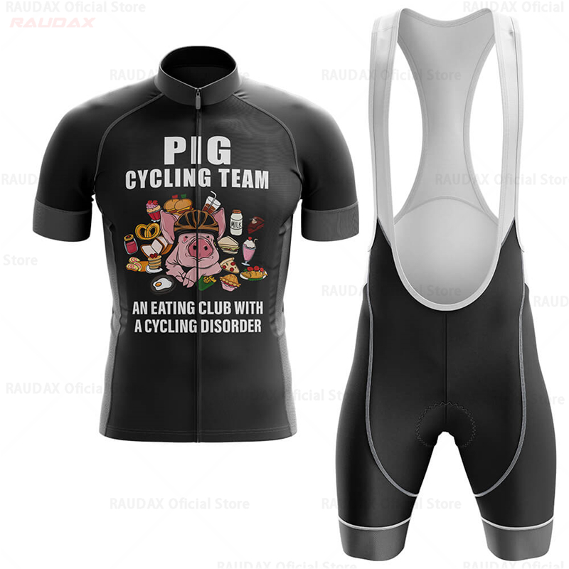 Men's Funny Pig Cartoon Anime  - огляд і ціна Cycling Bib Shorts